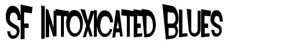SF Intoxicated Blues font preview